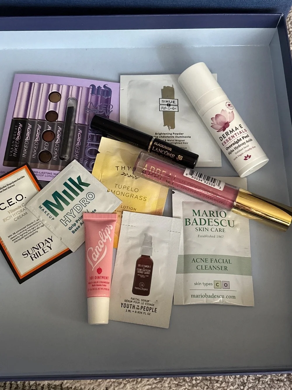 Beauty Skincare Makeup Sample Lot Urban Decay Lancôme Sunday Riley Milk + More